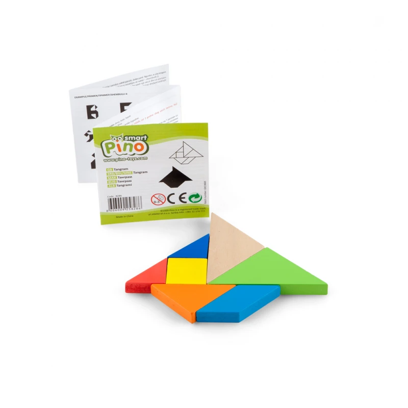 Дървен танграм Pino